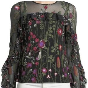 Women’s Red Carter Blouse In Size Small. NWT